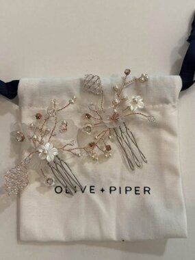 Olive & Piper wedding hair pins
